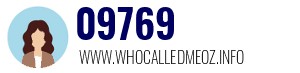 Telephone number 09769 09769